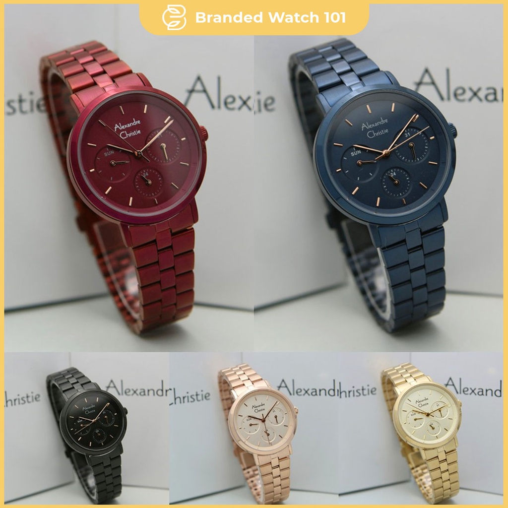 ORIGINAL Jam Tangan Wanita Alexandre Christie AC 2886 / AC2886 / 2886 Garansi Resmi 1 Tahun.