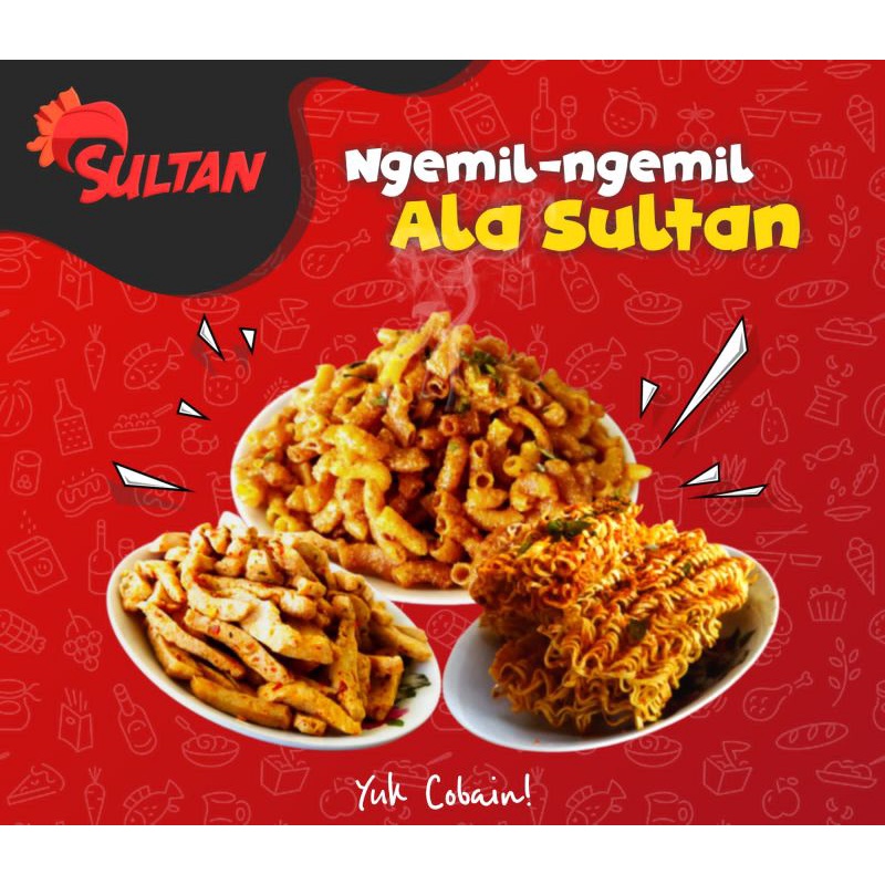 

SULTAN | makaroni goreng Sultan rasa original, pedas dan ekstra pedas 170gr