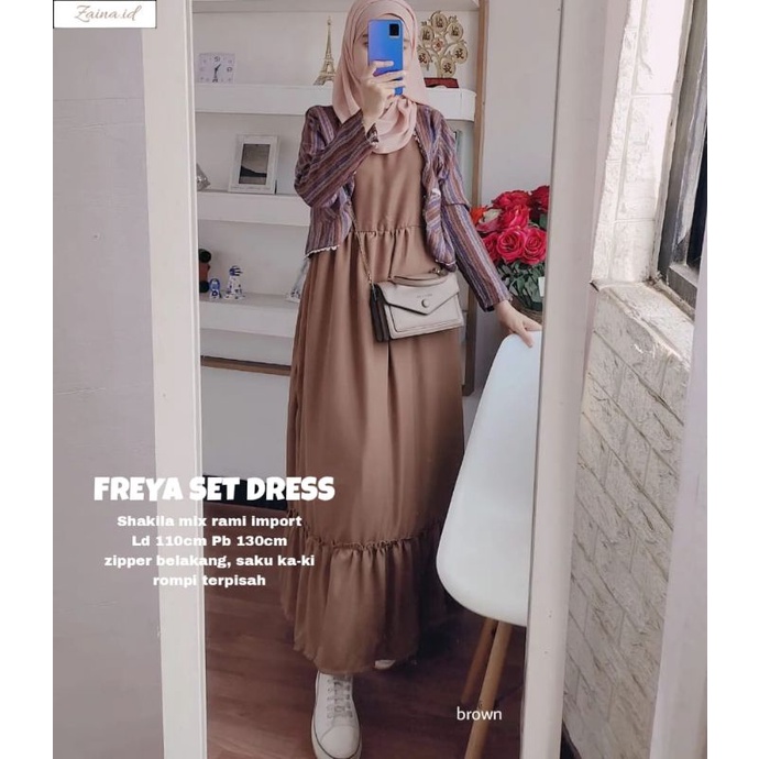 FREYA SET DRESS ORIGINAL BY ZAINA