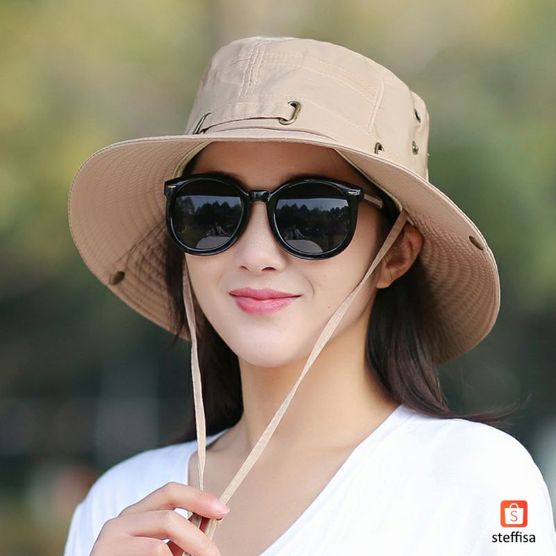 TOPI RIMBA | fashionable outdoor bucket casual hat impor unisex pria wanita dewasa cewek cowok cod keren