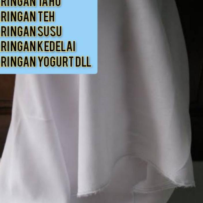 | NEW | REBORN | Rilis | New event Kain saringan tahu teh kedelai susu yogurt sifon by bio (0.5 mete