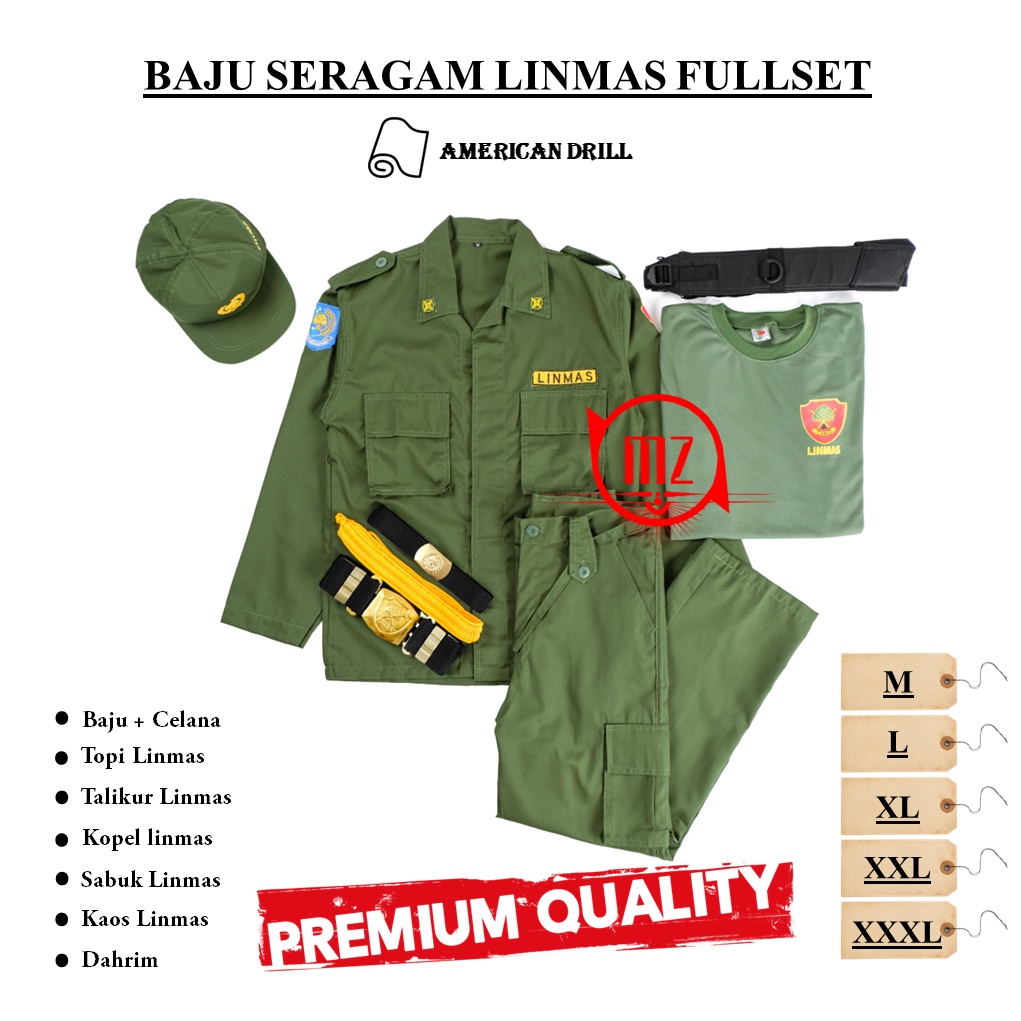 BAJU LINMAS SERAGAM LINMAS LENGKAP SETELAN LINMAS BAJU PDL LINMAS SERAGAM PDL LINMAS BAJU HANSIP SER