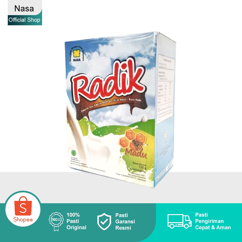 

Susu Kambing Etawa Original Nasa - RADIX Rasa Madu - Susu Radik