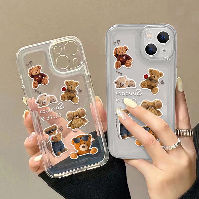 Case Bahan Akrilik TPU Transparan Tahan Banting Untuk iPhone 14 13 12 11 Pro Max XS Max XR X 14 8 7 Plus SE 2020 2022