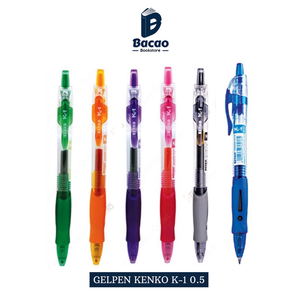

Kenko Gel Pen K-1 Retractable 0.5 mm - Kenko
