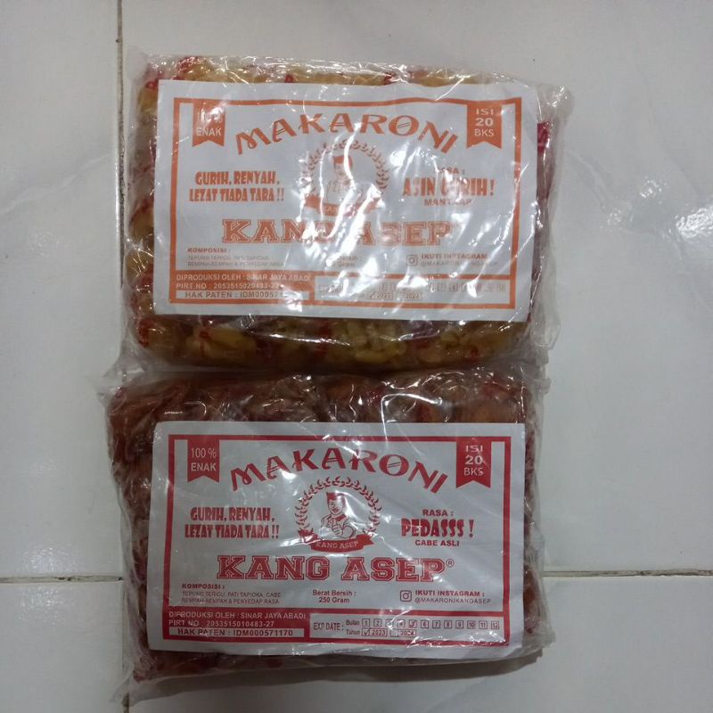 

Makaroni kang asep pedas isi 20 Macaroni Asep pedas