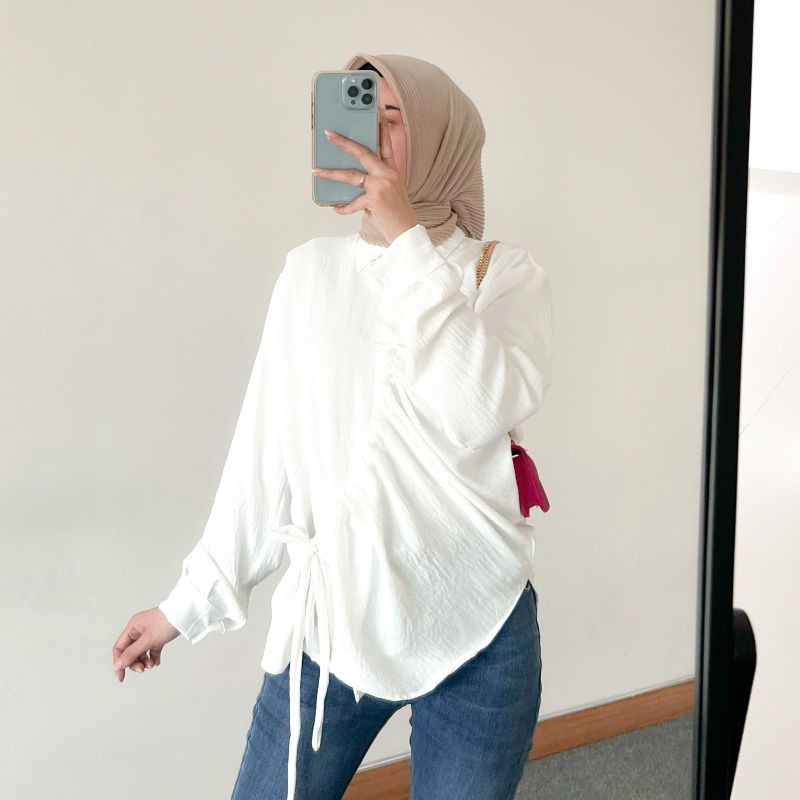 SRITA BLOUSE - BLOUSE SERUT AIRFLOW - ATASAN WANITA