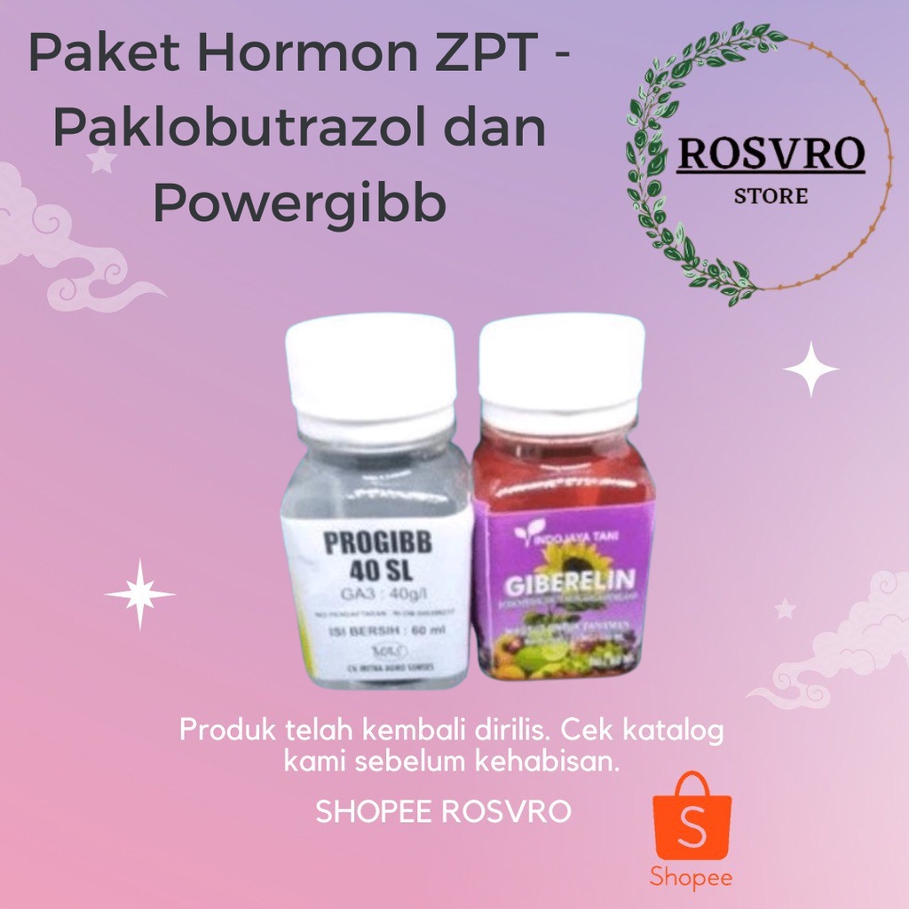 Pupuk Cair ZPT - Progib Ga3 40 SL Plus Giberlin 60 ML