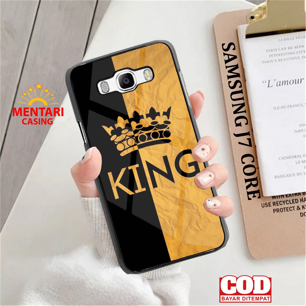 Case SAMSUNG J7 CORE CASING SAMSUNG J7 CORE [ KING ] Mentari casing case hp kondom hp case custom ca