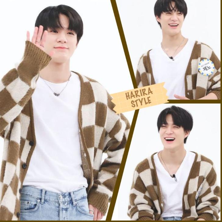 Termurah [ FREE PHOTOCARD NCT ] CARDIGAN JENO NCT DREAM / NCT U - CARDIGAN KOREA from HARIRA STYLE