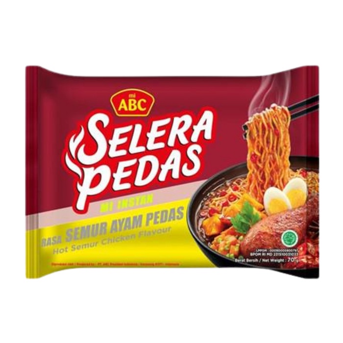 

ABC MIE SEMUR AYAM PEDAS 70G
