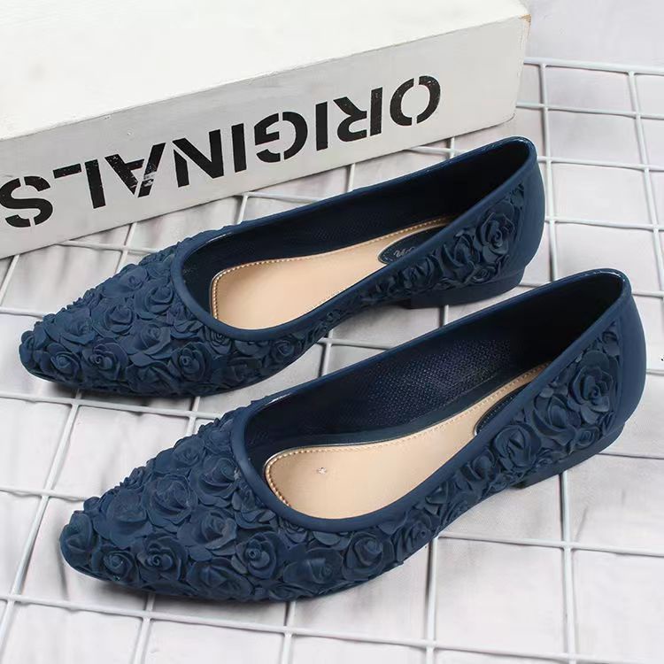 𝗘𝗕𝗦 ✅ SA011 Sandal Wanita Motif Bunga Kasual Santai Jalan Jalan Import Murah