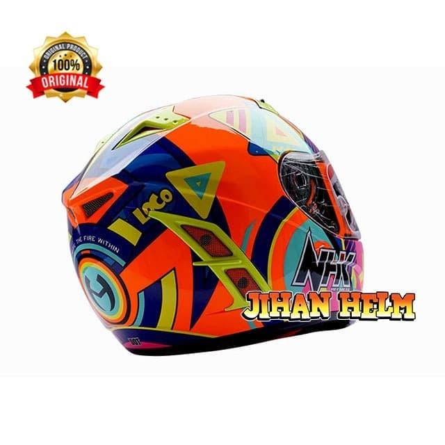 HELM / HELM NHK / HELM NHK FULL FACE TERMINATOR PIGMEN ORANGE TERLARIS