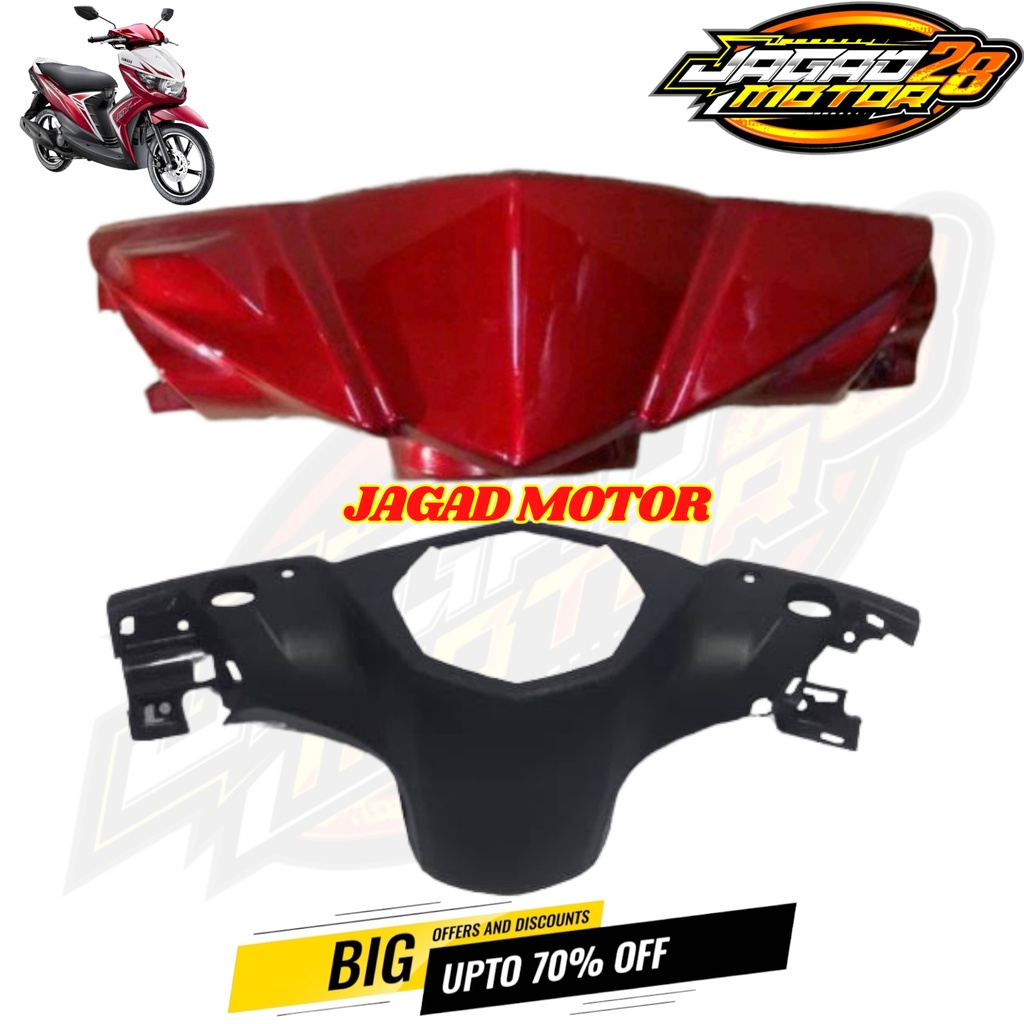 Batok Depan Belakang Yamaha Mio Soul GT 115 Merah / Kepala Depan Belakang Yamaha Mio Soul GT 115 Merah / Batok Kepala Pala Depan Belakang Yamaha Mio Soul GT 115 Merah