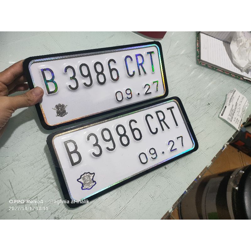 Jual Plat Nomor Motor Homecare24
