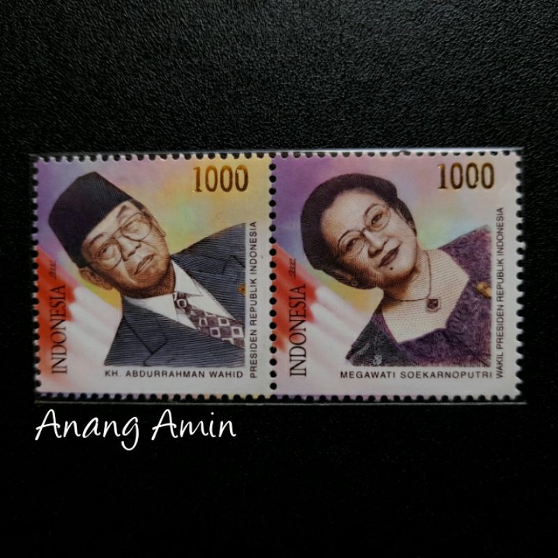

LOT.F27 PRANGKO INDONESIA I-584 2V PRESIDEN DAN WAKIL PRESIDEN 2000