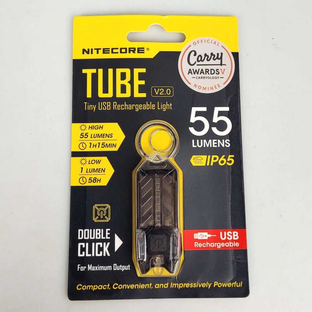 Gantungan Kunci Dengan Lampu LED USB Rechargeable Keychain Light 55lm