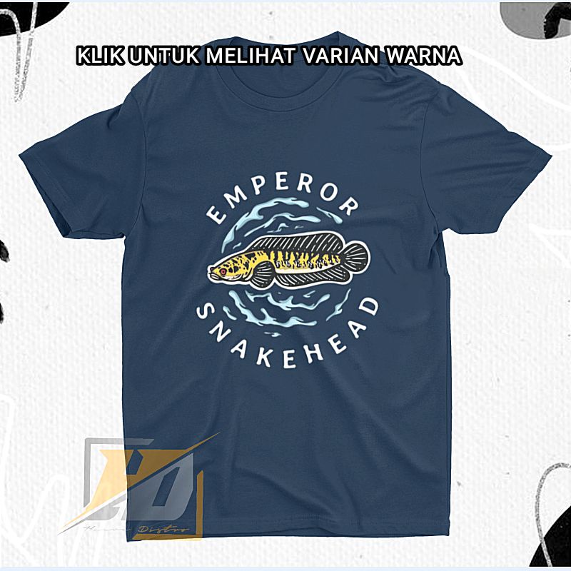 IKAN CHANNA EMPEROR SNAKEHEAD Kaos anak laki-laki baju Atasan Channa hiaS TERBARU