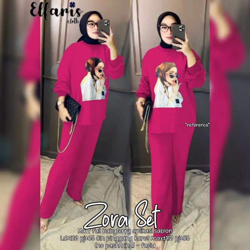 ZORA/AZURA SETELAN BAJU WANITA