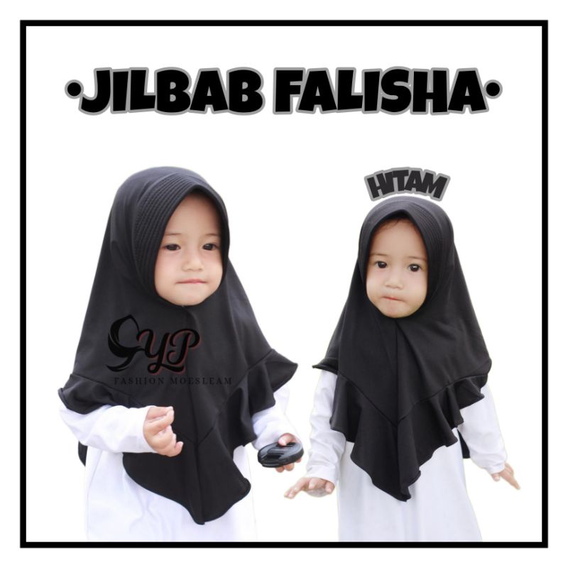 Jilbab Anak bayi Falisha usia 0-3 th allsize / HIJAB ANAK