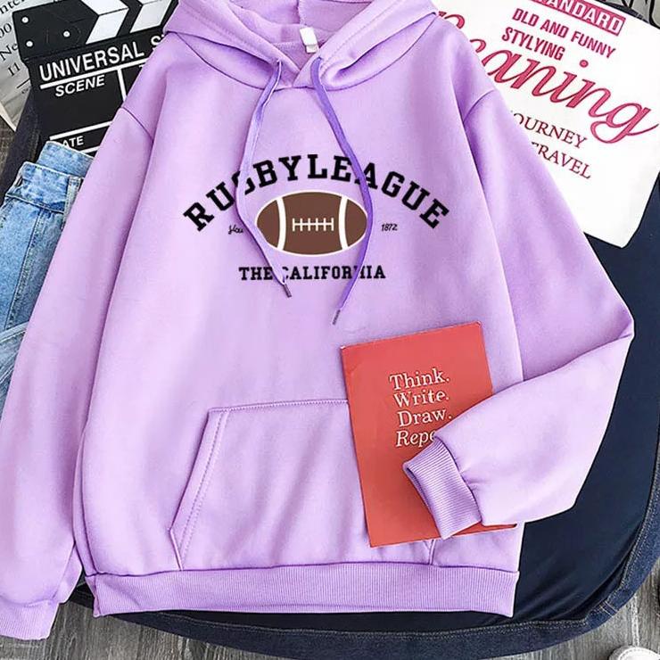 Termurah SWEATER HOODIE WANITA || RUGBY CALIFORNIA SWEATER HOODIE