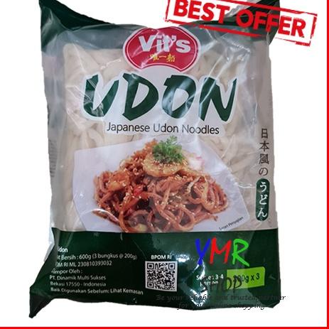 

Super Promo--Vit's Mie Mi Udon Japanese Style Noodle Multipack Import Halal - Udon Mentah - Udon Halal Instant