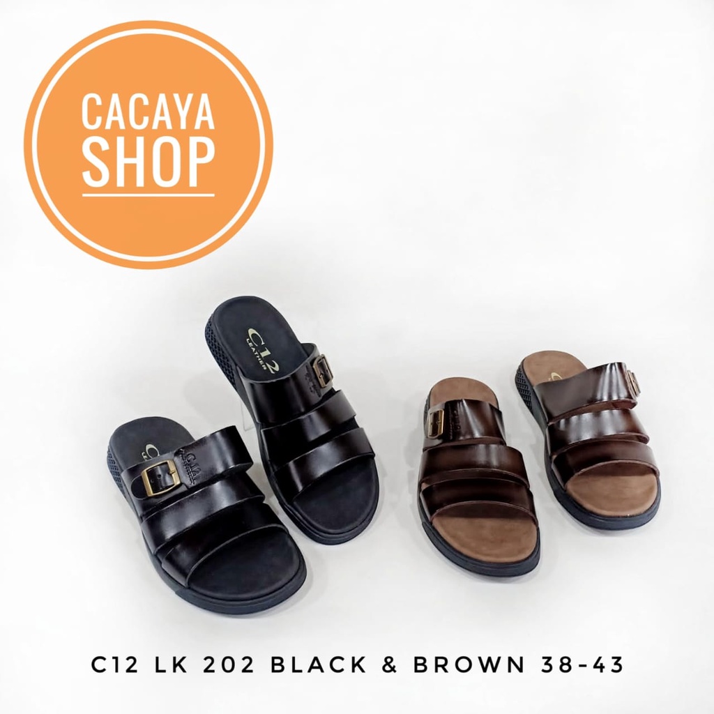 SANDAL SEPATU PRIA C12 LK 202 CACAYA