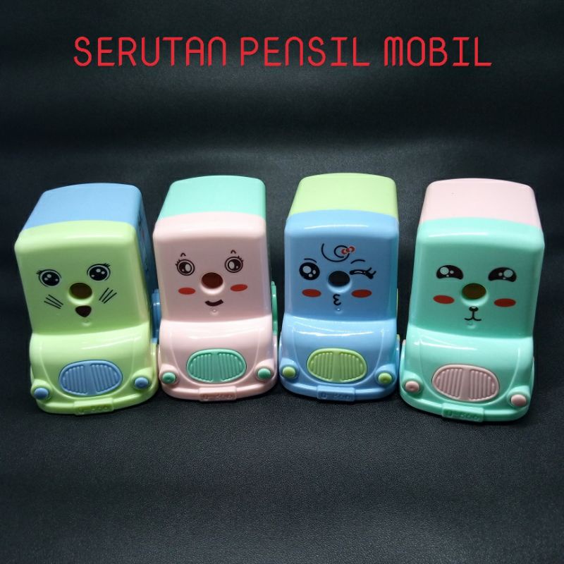 

SERUTAN PENSIL / RAUTAN MEJA / PERUNCING PENSIL MOTIF MOBIL SANGAT DI SUKAI ANAK-ANAK