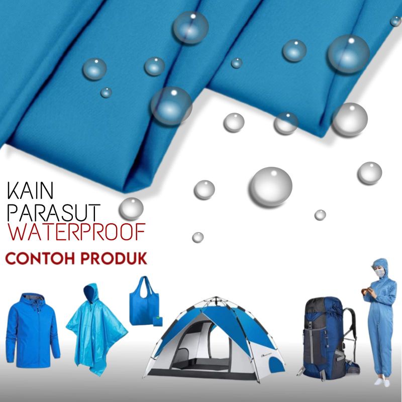 Bahan kain parasut waterproof Kain Parasit Anti Air 190T