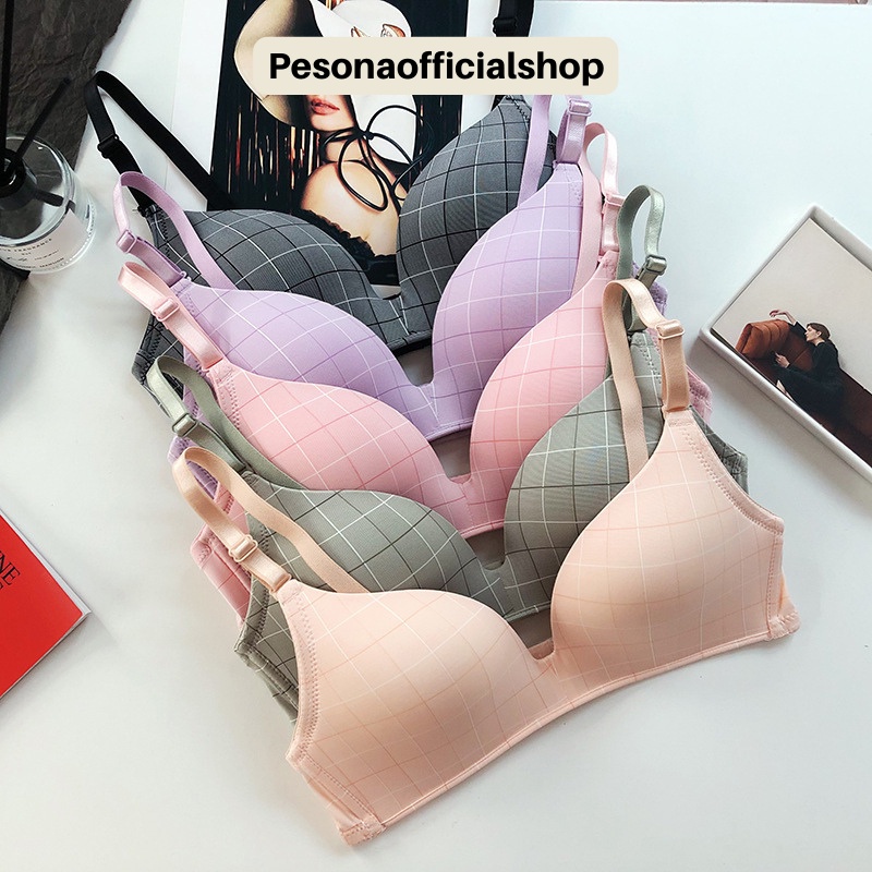 COD POS 5008 Bra Wanita Push Up Bra Tipis Bra Seamless Wanita