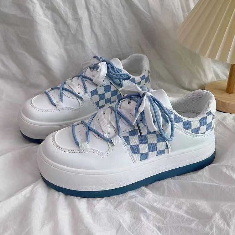 Free BOX Sepatu Sneaker Putih Wanita Import Premium Quality Sepatu Olahraga Sepatu Wanita Sneakers Wanita Model Korea Import Premium Quality B62