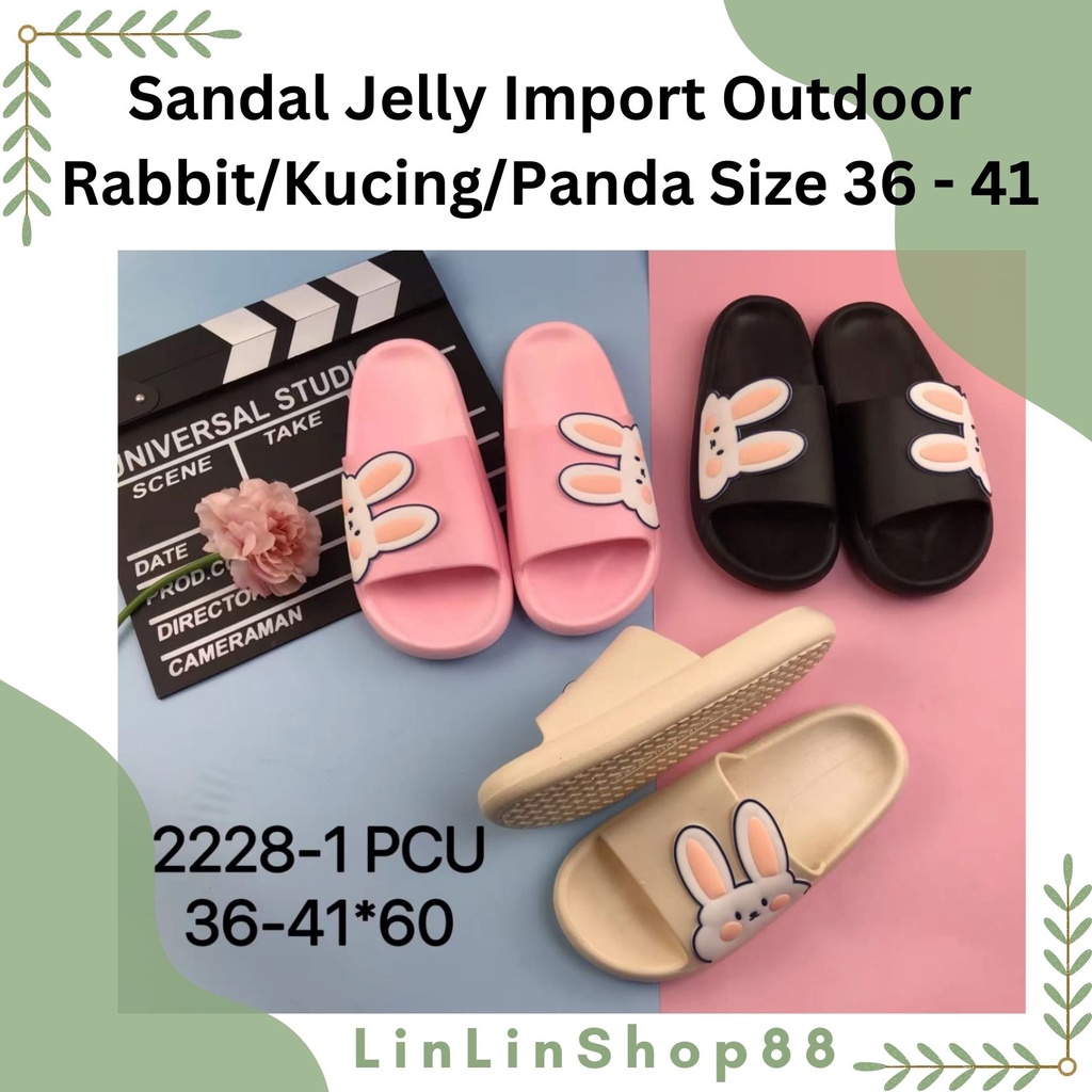 Sandal Jelly Import Outdoor Bear Ukuran 36-41