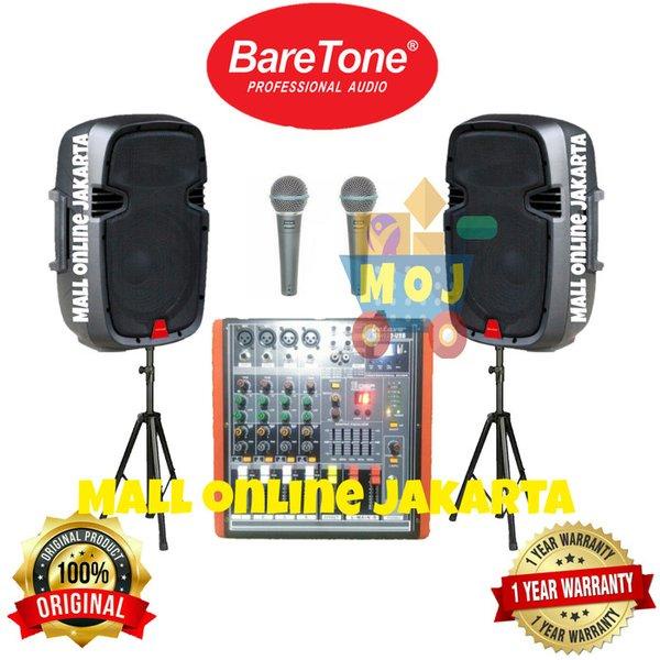 Paket Baretone 15 Inch Original Speaker Pasif Power Betavo Bluetooth