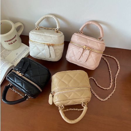 Tas Selempang Kulit Wanita Kecil Tas Cewek Mini Slingbag JS2 8485 original import