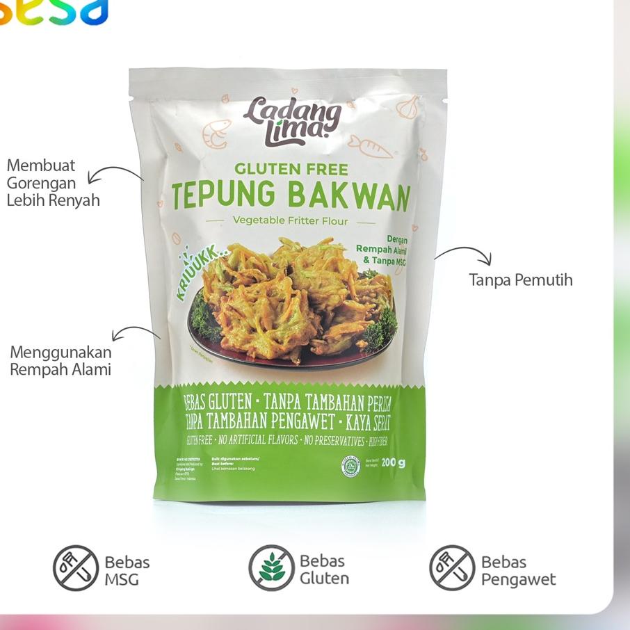 

Kualitas Terbaik--Ladang Lima Tepung Bakwan 200 g