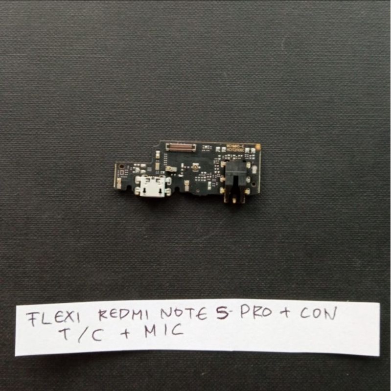 FLEXIBLE XIAOMI REDMI NOTE 5 PRO CONNECTOR CHARGER + MIC / FLEXIBLE CONECTOR CHARGER MIC NOTE 5 PRO