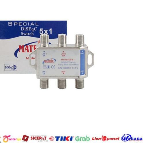Diseq (DiseqC) Switch 4x1 Matrix (4 LNB 1 Receiver)