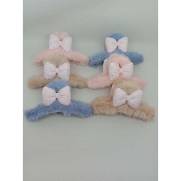 Jepitan korea / Jepitan korea bulu/ Jepitan korea bulu pita