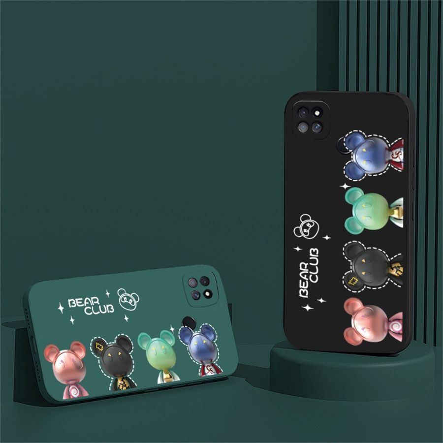 Casing Silikon Redmi Note 11S 11 Pro Redmi 10C 10A 9C 9T 9A Note 10 5G 10S Note 9 Note8 Note7 Poco M3 Pro X3 Pro NFC Motif Beruang