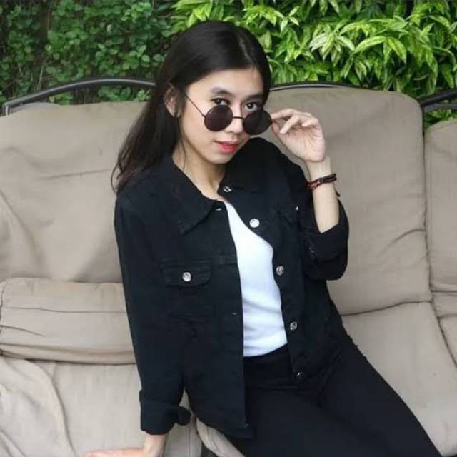 JAKET JEANS CROP WARNA // JAKET JEANS WANITA WARNA
