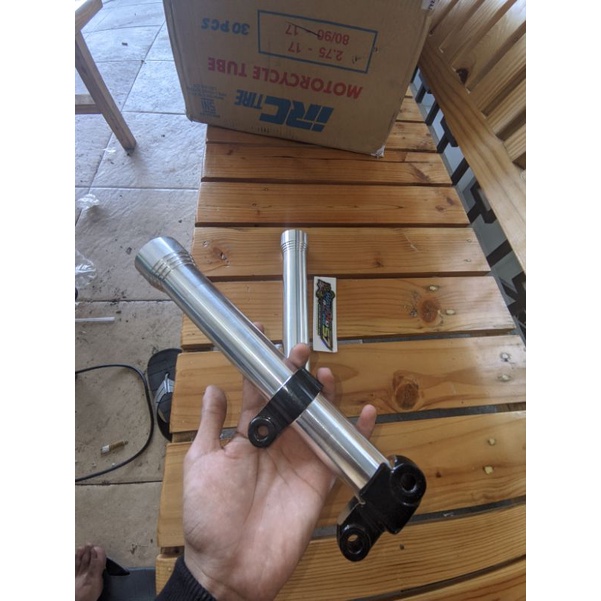 Bottom shock depan mio/bottom shock drag bubut gilap kempling