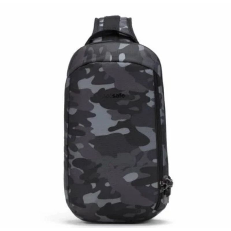 Tas Pacsafe Vibe 325 Sling Bag Grey Camo Original