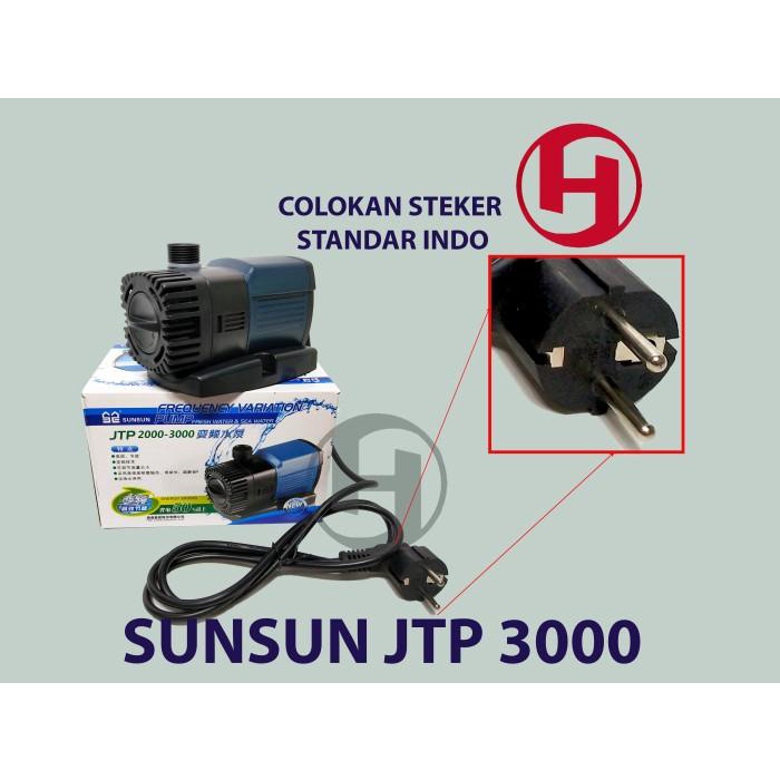 Aquaka Original Sunsun Jtp 3000 Pompa Sirkulasi Aquarium Dan Kolam