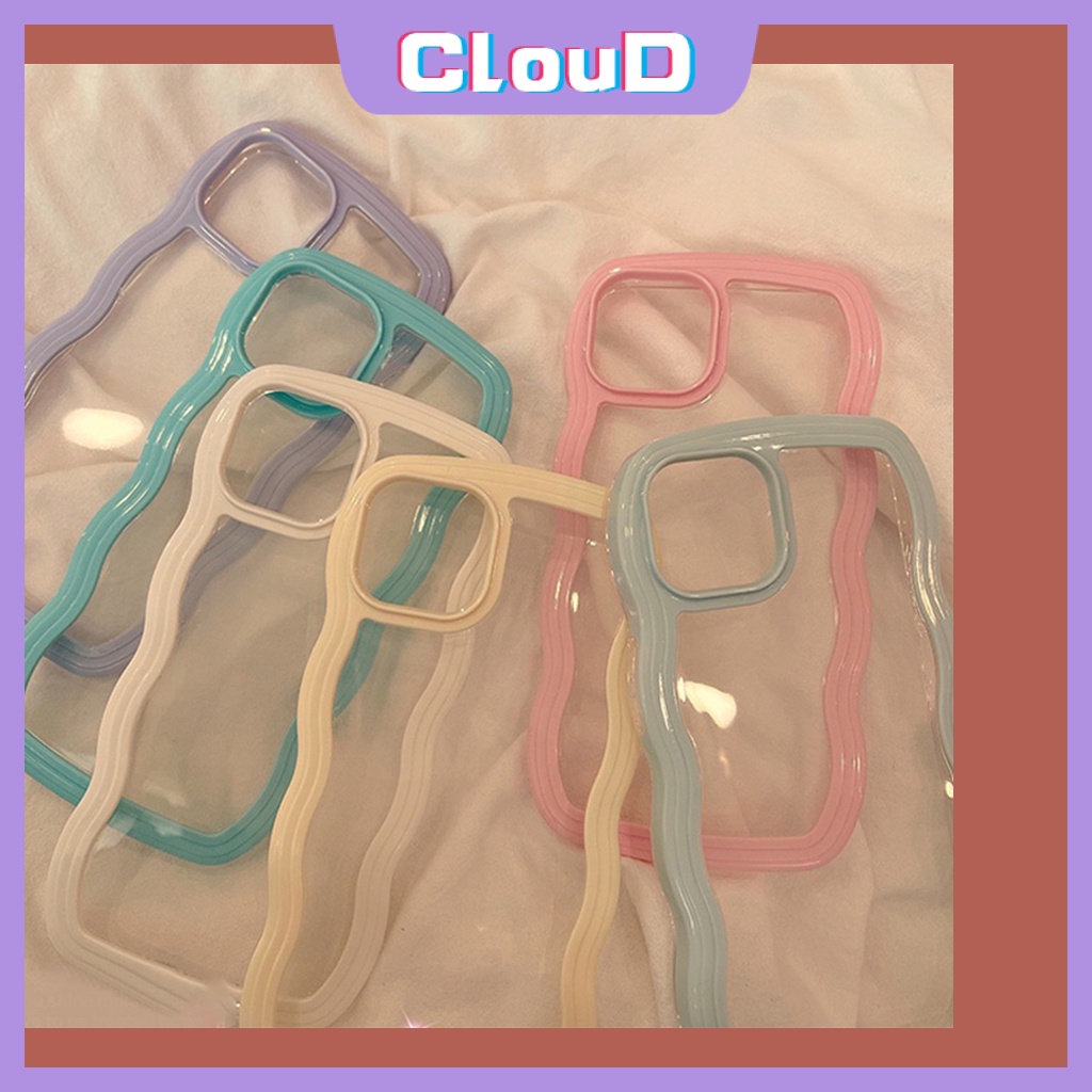 Soft Case Transparan Warna Permen Macaron Untuk iPhone 7 6 11 13 14 12 Pro Max 6 8 7 14 Plus X XS Max XR SE 2020