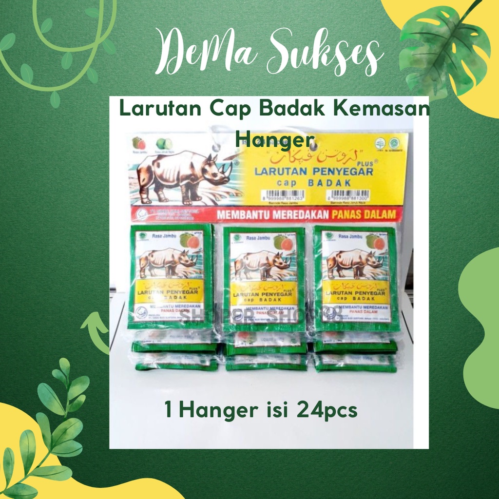 Larutan Sachet Cap Badak Kemasan Hanger (isi 24pcs)