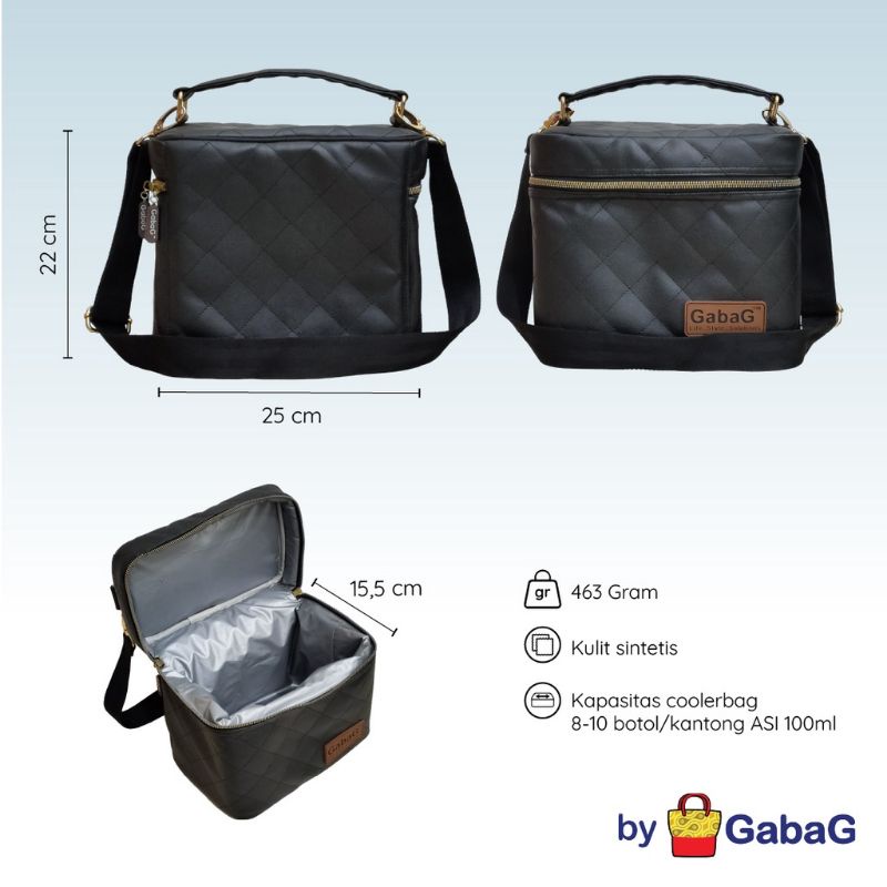 MYG - 1 kg - GAIA - CINNAMON Cooler Bag Gabag - Free 2 Ice gel - Tas Asi - Thermal Bag