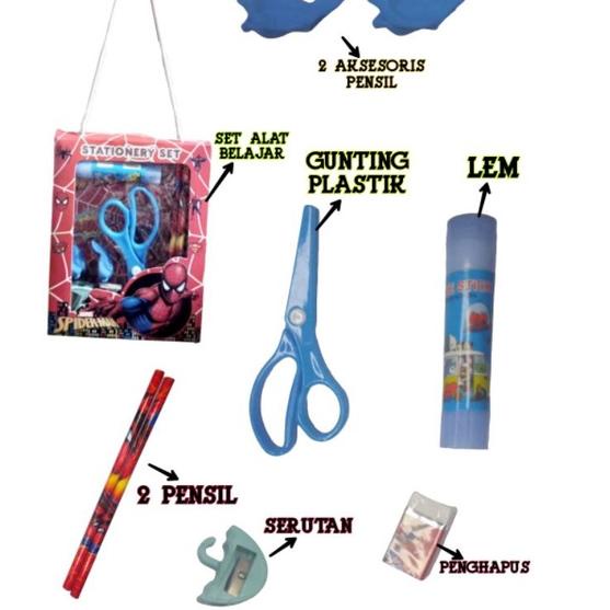 

Terkini YGW55 Study Set / Stationery / Alat Tulis Set Karakter Anak⭐Mrlion⭐ YGW
