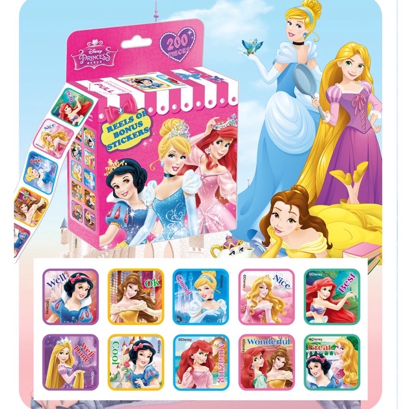 

Sticker roll hologram / Sticker penghargaan anak / sticker disney