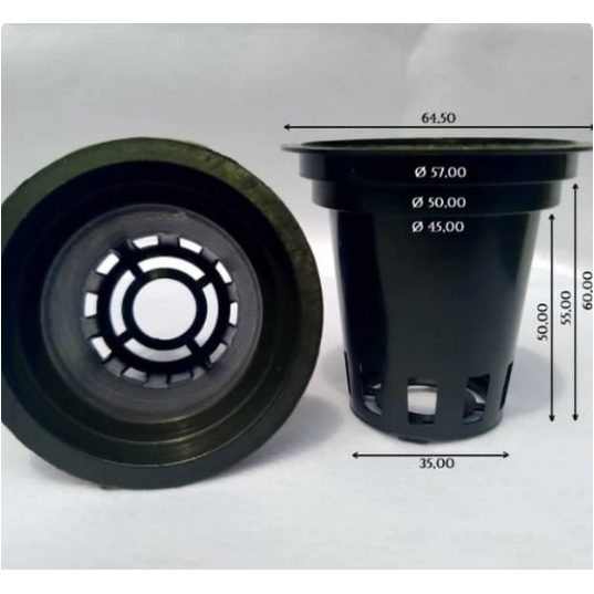 Net Pot/Netpot Hidroponik - 6 cm