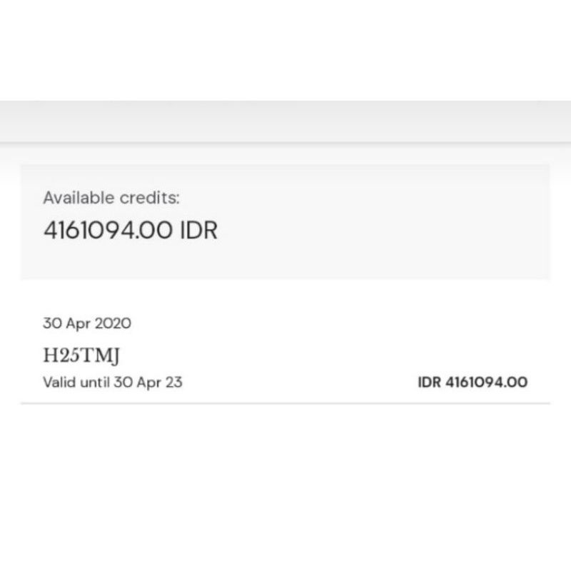 [NETT PRICE] VOUCHER TIKET PESAWAT CREDIT ACCOUNT AIR ASIA